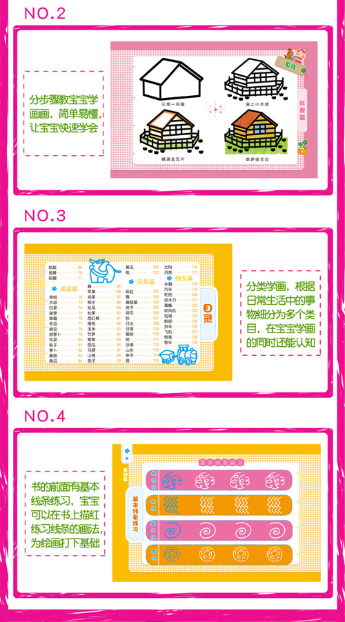 《小白兔童书馆:儿童趣味学画全集600例(基础