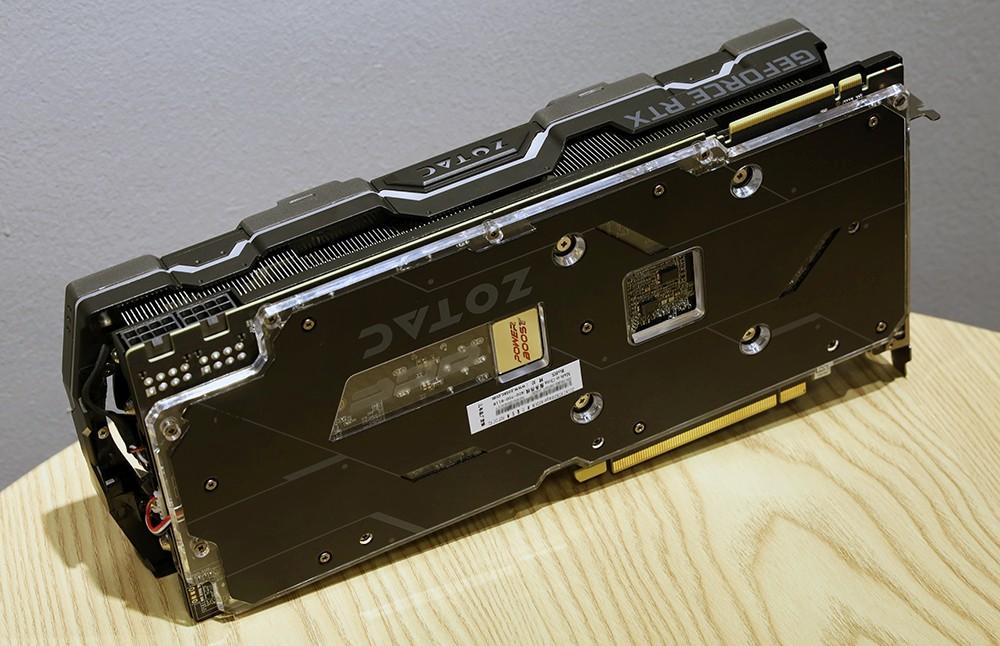 华硕2080super,华硕2070super 索泰rtx 2080 super pgf oc显卡 外观②