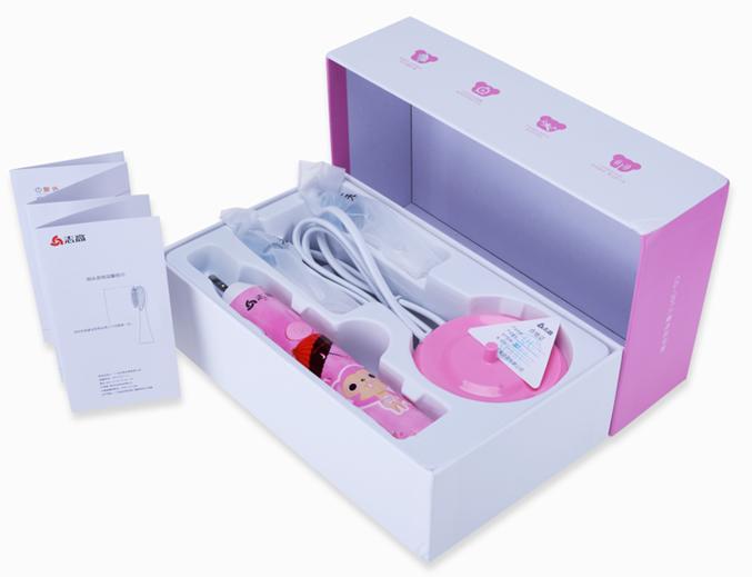 小朋友都说她的志高声波电动牙刷好可爱