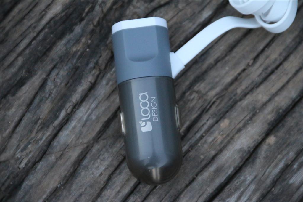 小身材解决车上充电苦恼:loca车充体验 小身材解决车上充电苦恼:loca车充体验