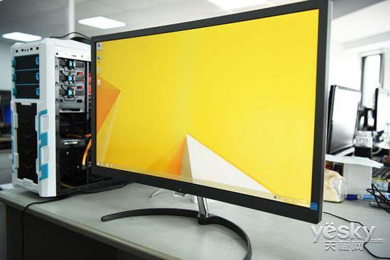 飞利浦曲面显示器