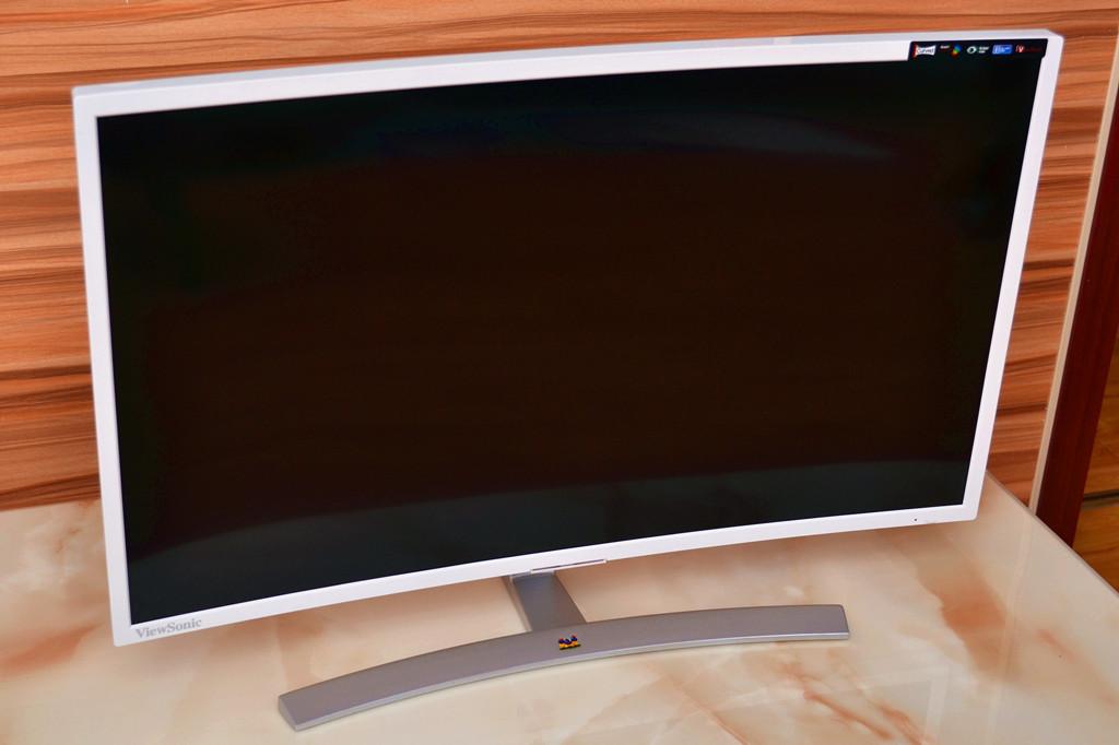 屏幕做成弯的怎样,优派VX3271-SCW曲面显示