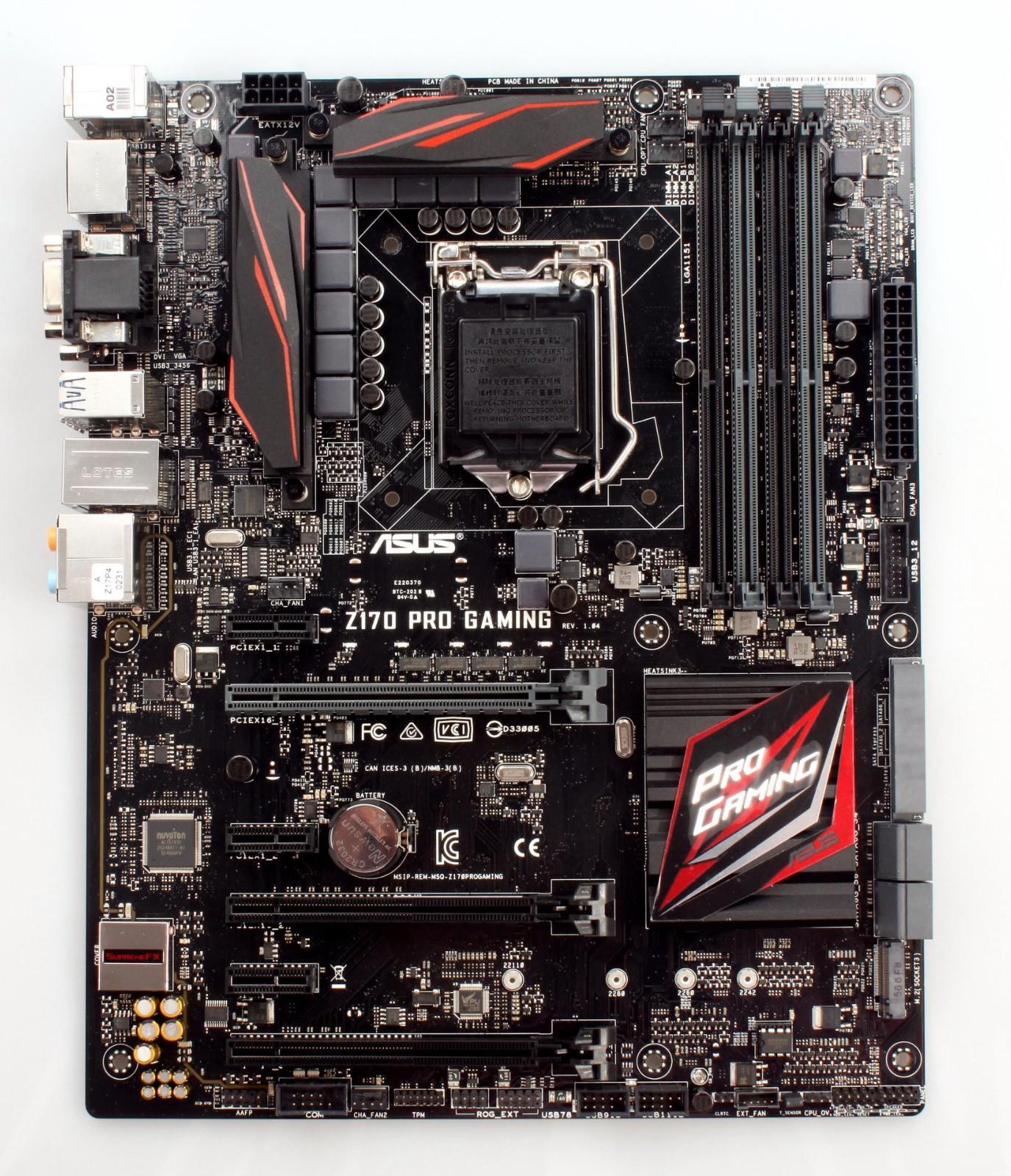 华硕z170 pro gaming,微星z170-a pro 精品京东首发华硕z170progaming主板全面详测