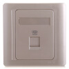 Simon Electric (simon) N55214-56 a telephone jack 55 series 86-type switch socket (champagne
Simon Electric (simon) N55214-56 a telephone jack 55 series 86-type switch socket (champagne