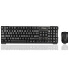 Кнопка (A4TECH) 3200N беспроводная клавиатура и мышь установить беспроводную клавиатуру и мышь набор беспроводная мышь клавиатуры компьютера клавиатуры ноутбука черный беспроводная мышь ноутбук мышь для настольного компьютера офиса игра беспроводная мышь