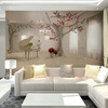 Пользовательские Any Size 3D Wall Murals Обои для гостиной Современная мода Красивые фото Фрески Дерево Стены Бумага Home Decor