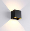 BOKT Minimalist Outdoor Patio Waterproof 6W LED Wall Light Sconces Aluminum Finish Adjustable Design for for Garden Home Decor Van 16 led weatherproof outdoor garden security wall light path lamp