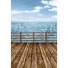 Blue Summer Beach Background 5 * 7FT Vinyl Fabric Cloth Цифровая печать Photo Studio Backdrop S-3041 vinyl backdrops for photography cinderella castle scenic forest oxford photo background for studio wedding lover
