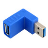 Угловые USB 3.0 Type A Мужской Женский Штекерный разъем конвертер адаптер