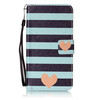Blue Stripes Дизайн PU кожа флип Обложка Кошелек для карты памяти чехол для LG LS775 карты памяти