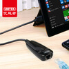 Улучшенный человек (UNITEK) USB к RJ45 проводной LAN сетевой кабель преобразователя проводной Fast ноутбук карты адаптер Ethernet кабель Внешний интерфейс Apple Mac черный Y-1466BK huayuan usb rj45 lan ethernet адаптер карты apple macbook air windows 7