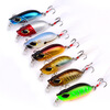 1PC 3D Eyes Hard Bait Minnow Fishing Lure 5.5cm-2.17 /8.26g-2.91oz Fatty Crankbait Приманки Яркий цвет Pesca Fishing Sackle 1pcs popper fishing lure pesca topwate isca artificial 11g 5 5cm crankbaits 3d eyes lifelike hard bait fishing tackle wq21