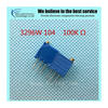 50Pcs/lot 3296W-1-104LF 3296W 104 100K ohm Top regulation Multiturn Trimmer Potentiometer High Precision Variable Resistor 50pcs lot 3296w 1 502lf 3296w 502 5k ohm top regulation multiturn trimmer potentiometer high precision variable resistor