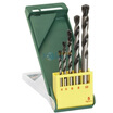 BOSCH 5 straight handle concrete drill set green