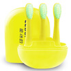 Lebond sound wave electric toothbrush children grow brush head set yellow 3 packs