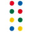 COMIX 8 installed color magnetic particles white board magnetic buckle 20mm office stationery B2382