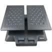 Fellowes CRC80379 ergonomic professional double pedal massage beads activities pedal