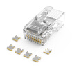 Tencia TC super five unshielded crystal head pin contact plated 18K gold RJ45 computer crystal head 8P8C network cable connector 100 box TC-P5100 Tencia TC super five unshielded crystal head pin contact plated 18K gold RJ45 computer crystal head 8P8C network cable connector 100 box TC-P5100