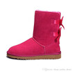 Wholesale New WGG Womens Australia Classic tall boots Women girl Snow Winter boots shoes fuchsia black blue red leather shoes