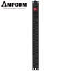 AMPCOM PDU cabinet socket power socket socket 8 bit 10A with switch 3 m commercial socket wiring board tow board AMPDU810K