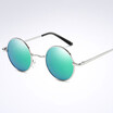 Fashion Round glasses Polarized sunglasses Frame oval vintage sun Glasses round sunglasses UV400 Black lens