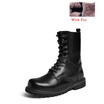 Military Boots Men Winter Shoes Warm Men Leather Boots Footwear Cowboy Tactical Boots Men Shoes Size 38-48