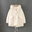 2018 winter dress new big size womens short down jacket fat sister loose tide&thick hooded coat female