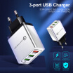 Cargador USB Quick Charge 30 Para IPhone 7X8 IPad Cargador De Pared Rápido Cargador De Teléfono Móvil Para Huawei Cargador De Teléfono Móvil