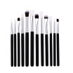 12Pcs Pinceles Para Ojos Sets Powder Foundation Cepillo De Sombra De Ojos Delineador De Ojos Herramientas De Pincel Contour Maquiage Brushes