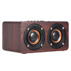 NEW W4 Wireless Bluetooth Speaker Wooden Stereo Speaker Box Mini Music Player with Two Speakers Bluetooth TF Card Slot Hands-free