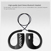 Portable Neck-strap Style In-ear Water-proof Water-Resistant Wireless Outdoor Sport Stereo Bluetooth 40 EDR Music Headphone Ear