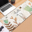 Ling charm mouse pad animation computer keyboard notebook office game lock large mouse pad 800300 wreath fairyland rabbit mouse pad