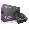 CoolerMaster rated 550W V550GOLD power supply 80 gold full mode full Japanese capacitor enhanced graphics cable fan start stop warranty for ten years