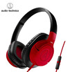 audio-technica ATH-AX1iS Over-Ear Headphones Portable Headsets 35mm Wired Gaming Earphones with In-line Microphone & Control for