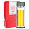 Fuguang FGA Relo crystal glass double-layer portable cup heat-resistant household cup with lid filter tea cup water cup custom gift box with minimal gray
