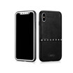 XOOMZ For iPhone X 10 Case Luxury 3D Glitter Slim Soft Silicone TPULeather Armor Shockproof Protective Back Phone Case Cover