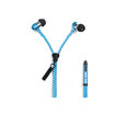 Sport Earphone Wired Super Bass 35mm Colorful Headset Earbud with Microphone Hands Zipper Design Waterproof