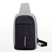Anti Theft Sling Bag Backpack for Man Waterproof Nylon Daypack Business School Bag Shoulder Cross Body Chest Pack for Travel Sport
