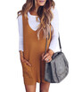 European&American casual vest sweater dress