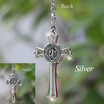 ​ 1pcs Car Interior decorative pendant Jesus Crucifix Figurine Hanging Ornaments Fashionable Car Rearview Mirror Pendants Gifts