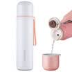 Fuguang Xinghai series outdoor sports mug cold insulation pot men&women bullets portable vacuum stainless steel 316 water cup 500ML coconut milk white WFZ6003-500
