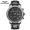 GUANQIN GQ20022 Male Auto Mechanical Watch Moon Phase Complete Calendar Men Wristwatch