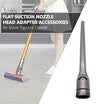 Accesorios de adaptador de cabezal de boquilla de succión plana para aspiradoras Dyson