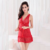 Women Sexy Nightwear Plus Size SXXL Lace Nightgown Sleepwear Dress G-String Sexy Lingerie Robe Sexy