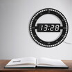 Circular Photoreceptive LED Digital Wall Clock Home Decoration