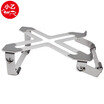 Small aluminum alloy laptop bracket multi-speed lifting radiator folding portable desktop heightening accessories X1 silver