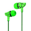 Crack Braided Wired Headphone with Microphone Wired Control Super Bass Universal for Android iPhone 35mm Plug