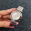 PANDORAS Brand New Women Watch Lady Steel Quartz Models Wristwatch