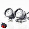 1pair Motorcycle Headlight Spotlight led 40W 12V U2 car fog lights motor auxiliary lamp 6500K super bright Offroad head lamp DRL