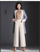 wide leg trousers women 2018 new middle-aged womens trousers high-waisted woollen slacks mother woollen trousers women